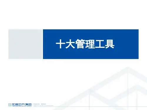 十大管理工具