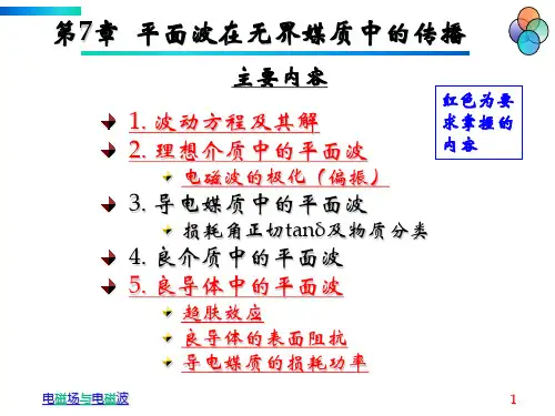 7.1-7.2_波动方程_理想介质中平面波及偏振