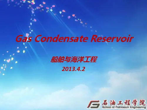 凝析气藏gas condensate reservoir资料