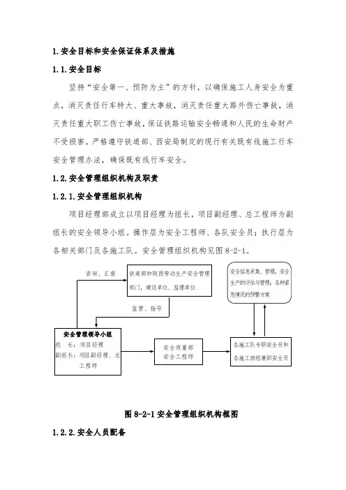安全目标和安全保证体系及措施