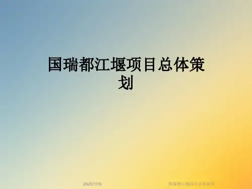国瑞都江堰项目总体策划