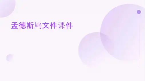 孟德斯鸠文件课件