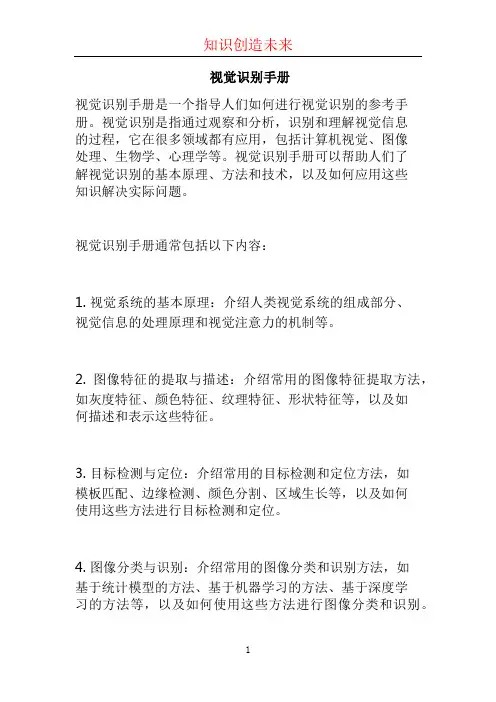 视觉识别手册 