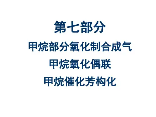 第七部分 甲烷转化