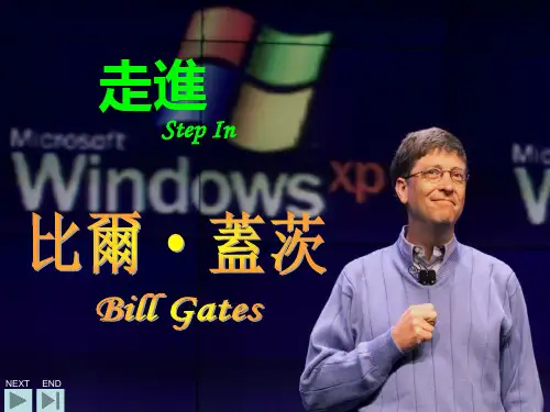 比尔盖茨专题(ppt初学者可参考)