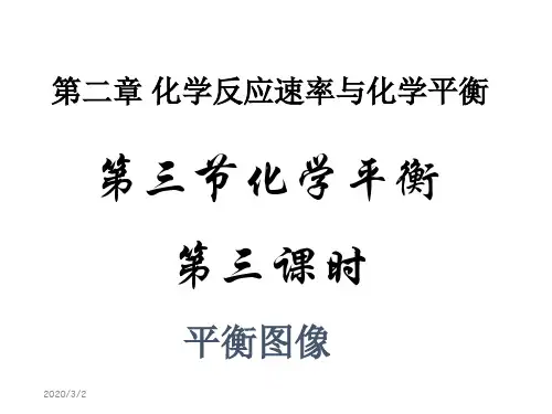 化学平衡图像专题