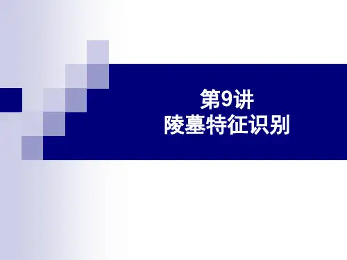 陵墓特征识别