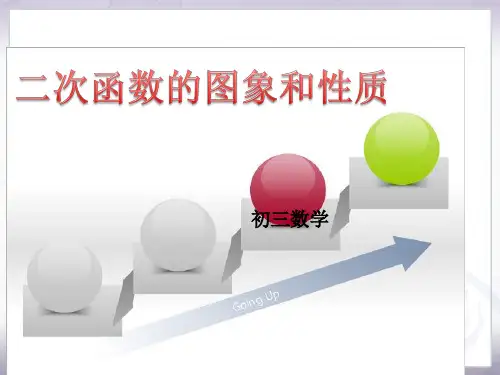 二次函数的图象和性质优秀课件