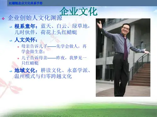 红蜻蜓企业文化手册