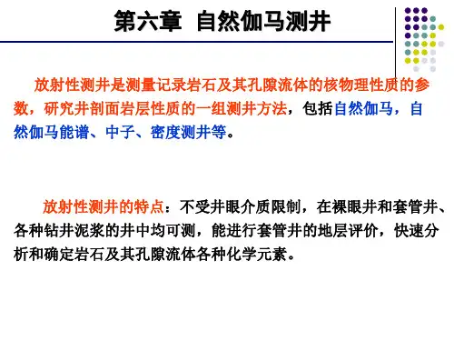 《伽马测井》课件