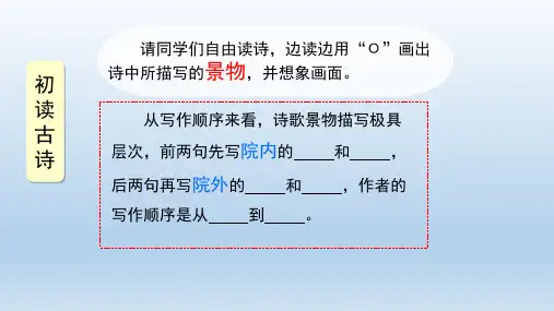 18古诗三首 书湖阴先生壁   课件(共50张PPT)