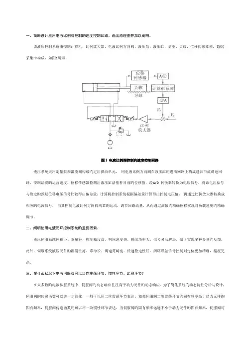 液压控制基础系统复习资料王春行版