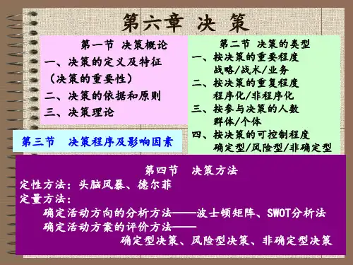 第六章决策ppt课件