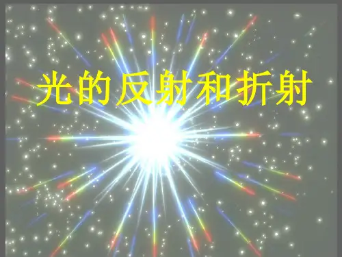 光的折射和反射ppt课件