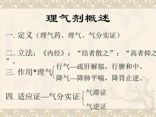 方剂课件理气剂.ppt