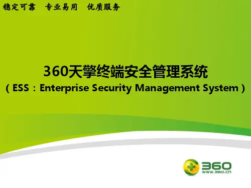 360天擎终端安全管理系统0313