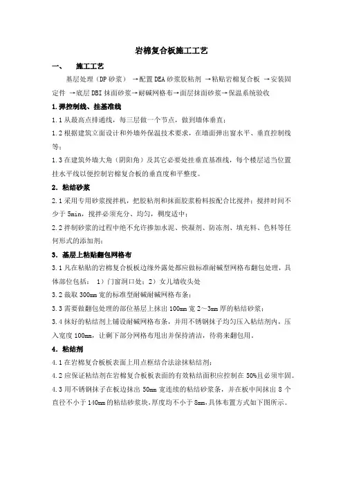 岩棉复合板施工工艺