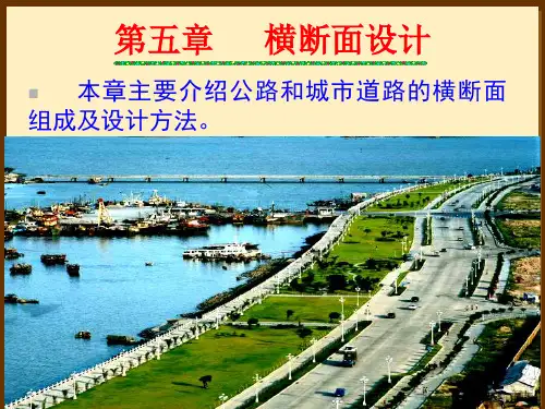 道路勘测设计  第5章 横断面设计