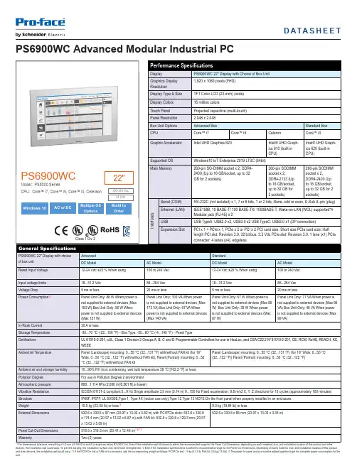 达ata D ATA S H E E T PS6900WC 产品说明书