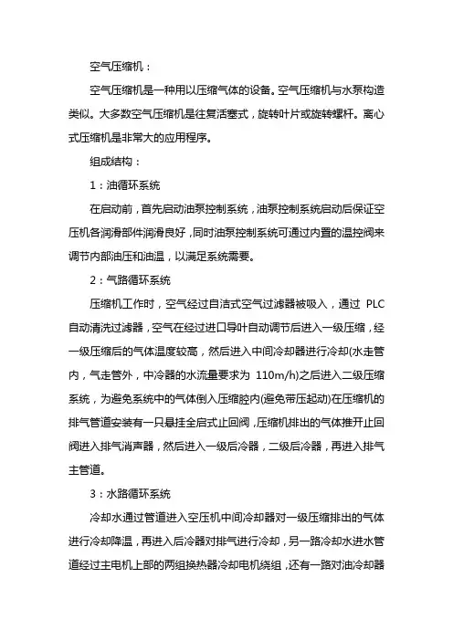 空压机原理及结构图