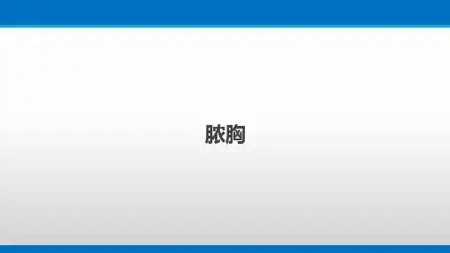 急慢性脓胸的诊断与治疗(人卫版)