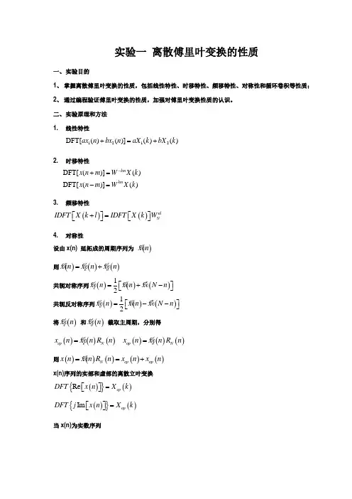 哈工大数字信号处理实验2011