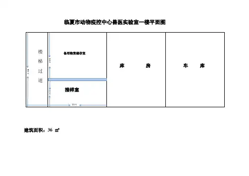 兽医实验室平面图