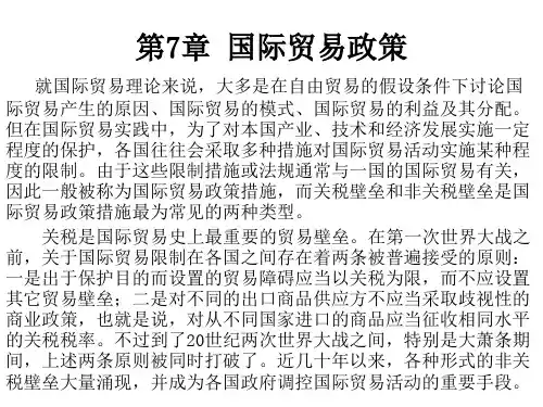 国际经济学第7章