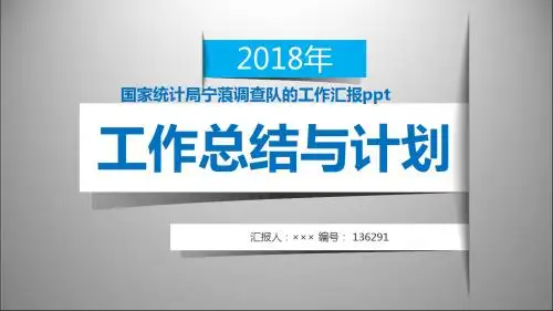 国家统计局宁蒗调查队的工作汇报ppt范本