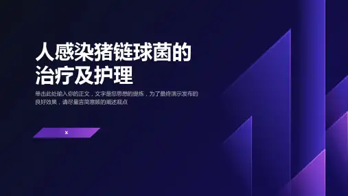人感染猪链球菌的治疗及护理