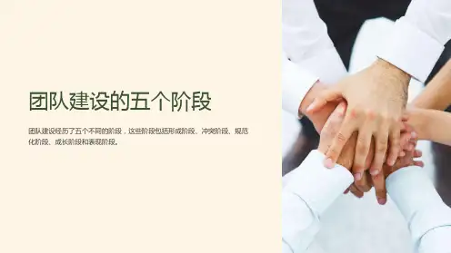 团队建设的五个阶段