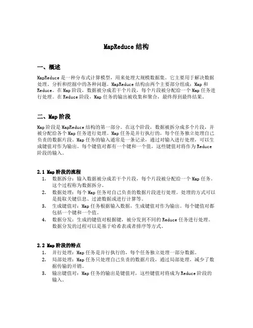 mapreduce结构