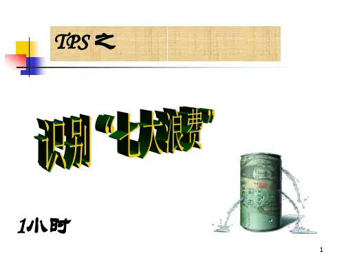 TPS-识别七大浪费