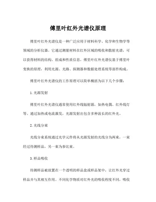 傅里叶红外光谱仪原理