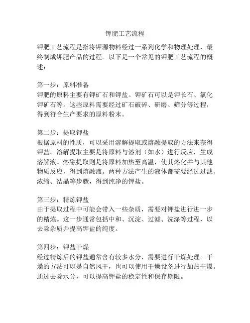 钾肥工艺流程