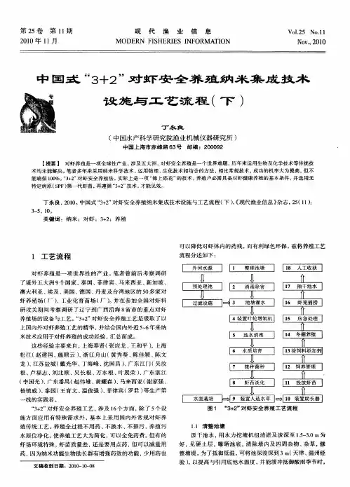 中国式“3+2”对虾安全养殖纳米集成技术设施与工艺流程(下)