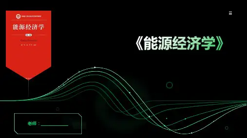 能源经济学第三版课件