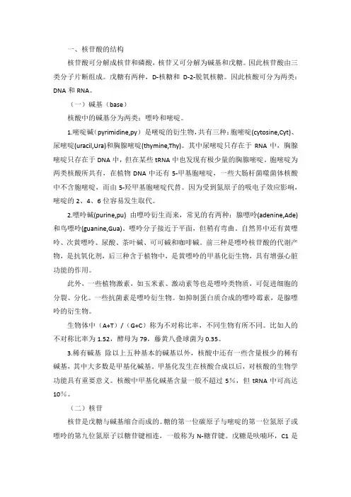 生物化学核苷酸