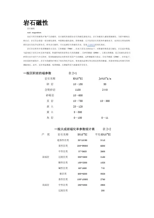 岩石磁性