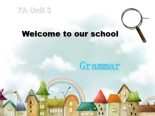 牛津译林 七年级上册 Unit3Grammar(共32张PPT)