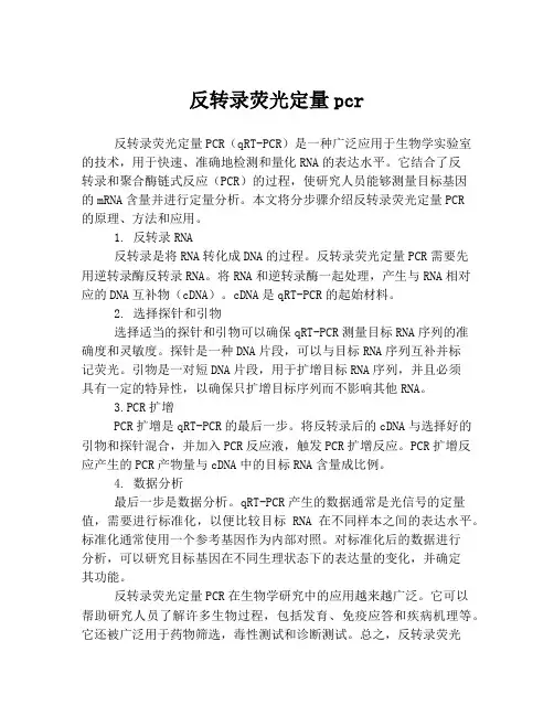 反转录荧光定量pcr