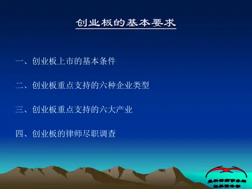 创业板上市