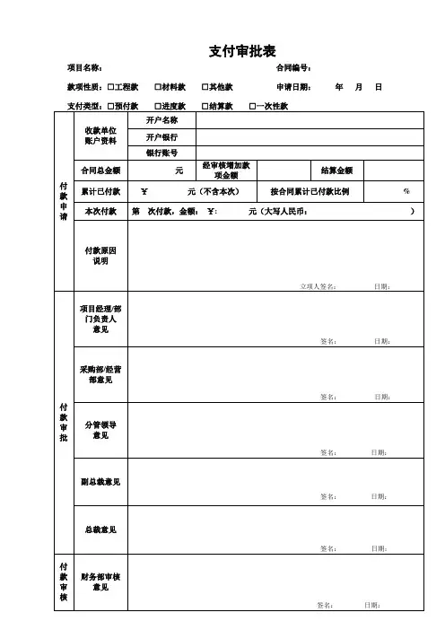 工程款支付审批表_2