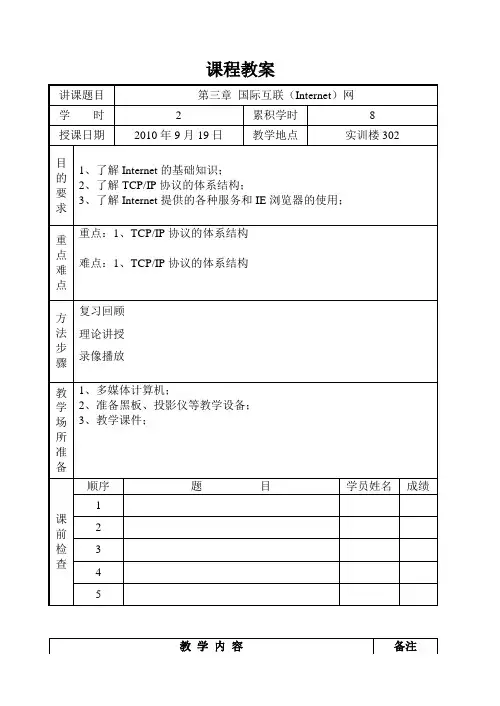 第三章 国际互联网