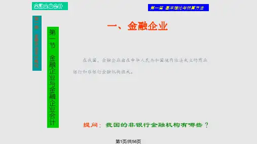 金融企业会计概论PPT课件