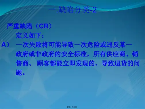 QC基础知识培训