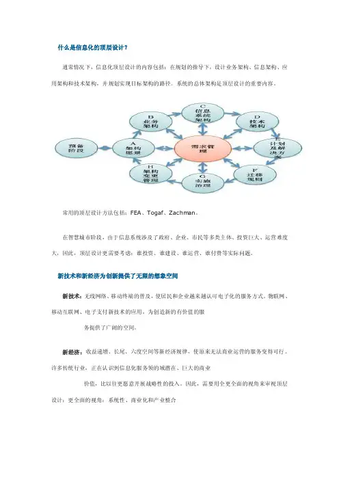 什么是信息化的顶层设计