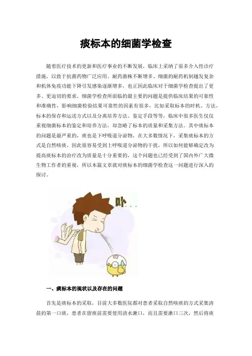 痰标本的细菌学检查