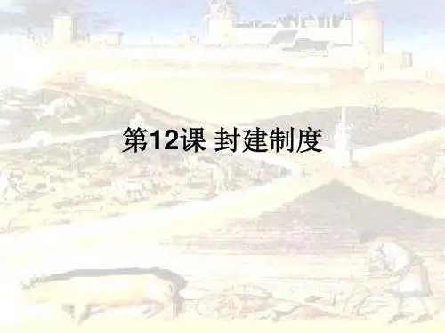 封建制度 PPT课件