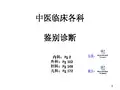 中医临床各科鉴别诊断